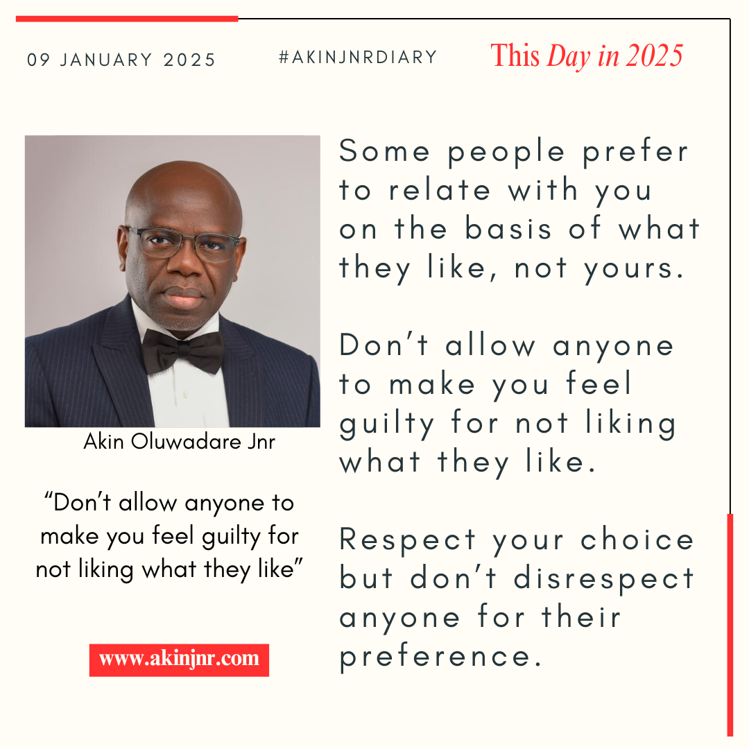 Read more about the article #akinjnrdiary09012025